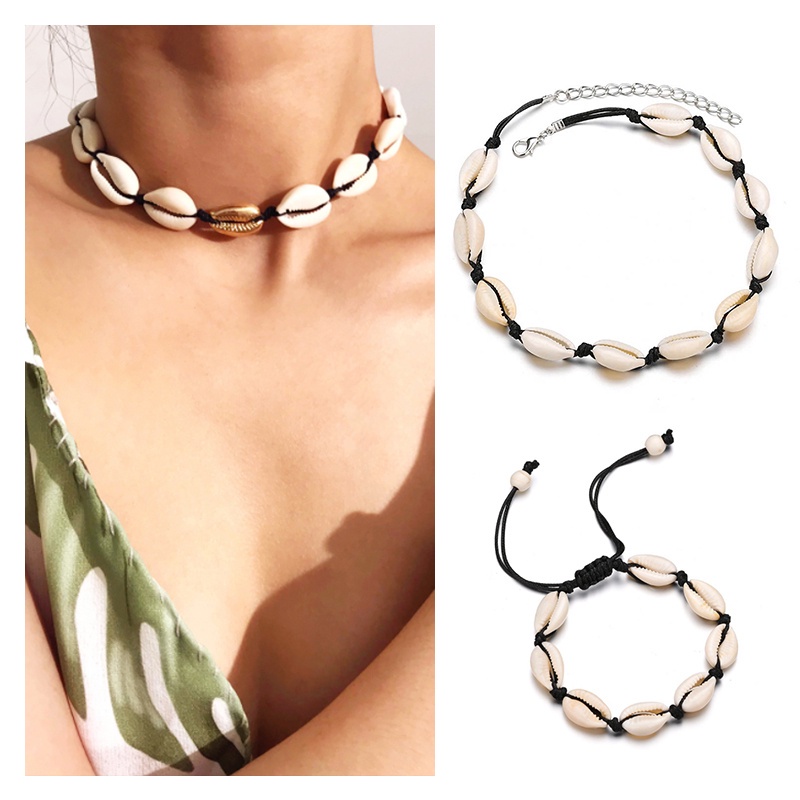 [ACKER] Kalung Bohemian Mode Shell Untuk Wanita