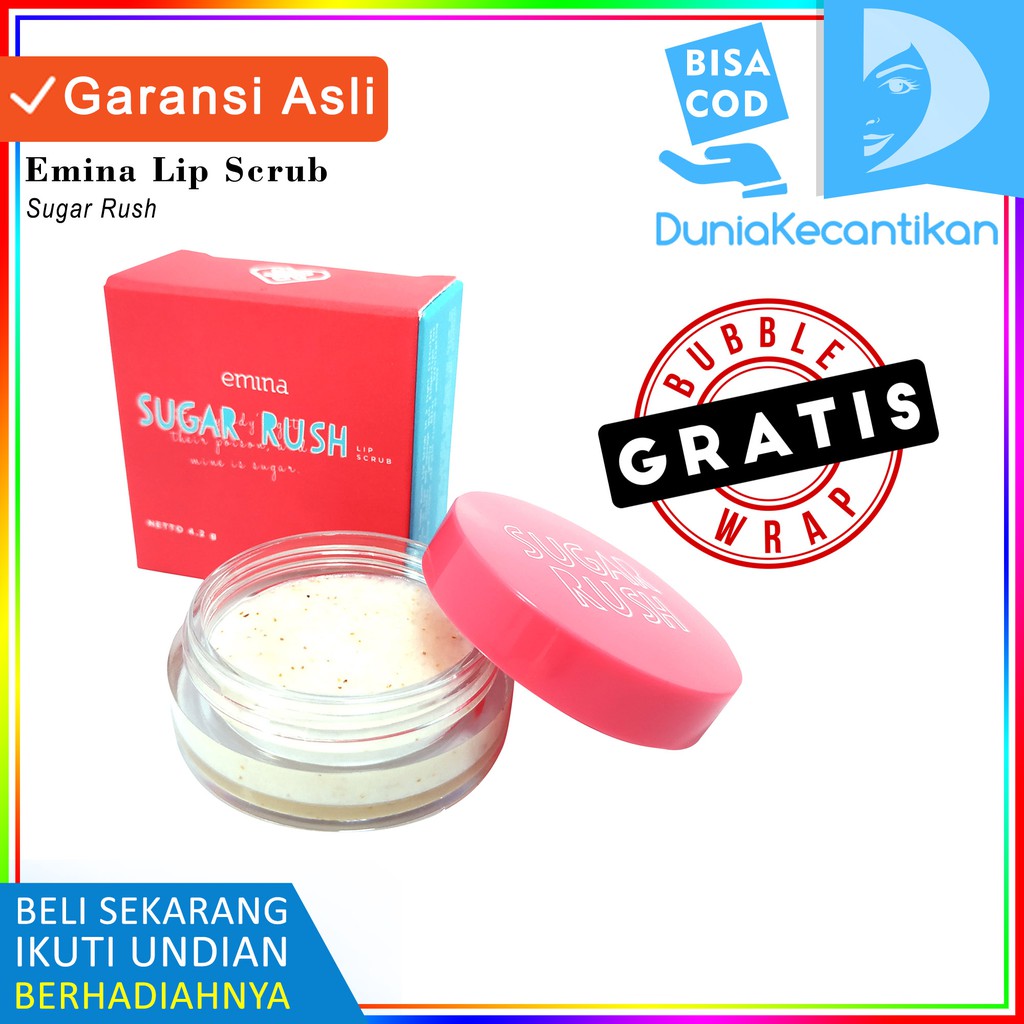Jual Emina Sugar Rush Lip Scrub / Emina Sugar Rush / Sugar Rush Emina