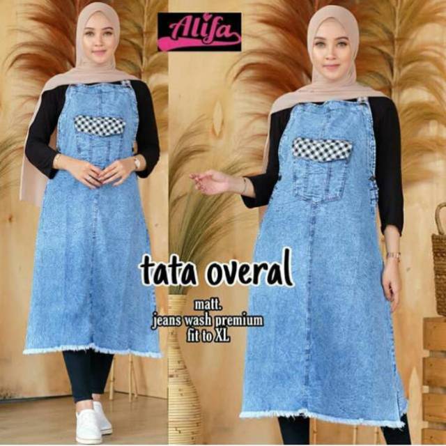 Overall jeans snow 7/8 //JF802