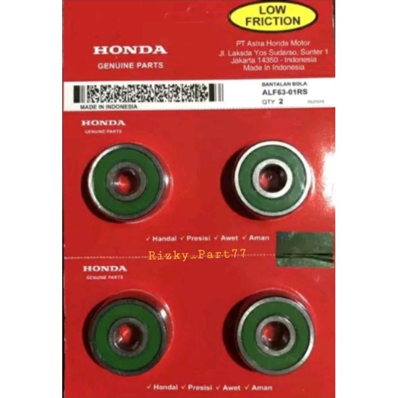 Bearing laher roda 6301 belakang supraX 125 revo 110 blade new supra x 125 fi 6301 RS original HONDA