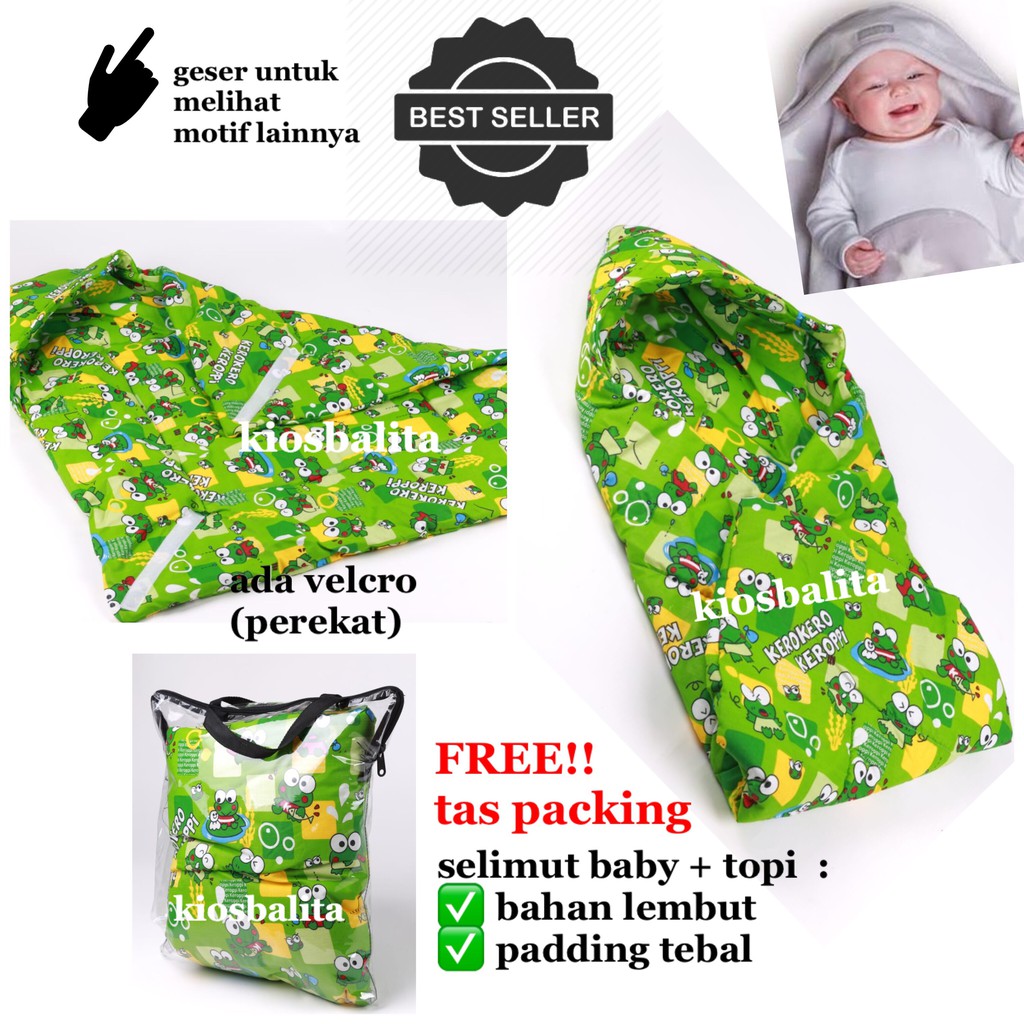 SELIMUT TOPI / BABY BLANKET /   Hoodie Blanket baby / Selimut Topi bayi / SELIMUT BABY /KADO LAHIRAN