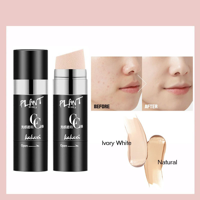 [Bayar Di Tempat] PLANT CC cream Concealer Whitening Longlasting Waterproof Fondation