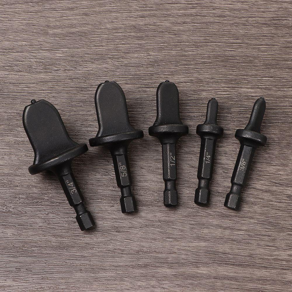 Suyo 5pcs Tabung Expander Mata Bor Bumbu Hexagonal Handle Spin Flaring Set