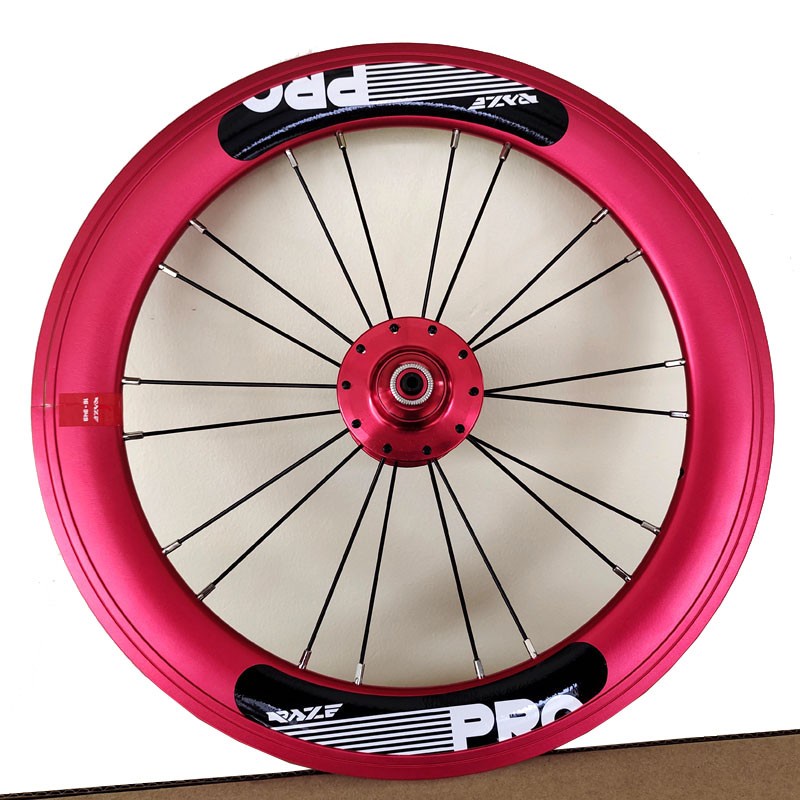 Raze Pro Wheelset Velg Rim SELI 16 inch Plus ETRO 349 Disc 24 20H RED