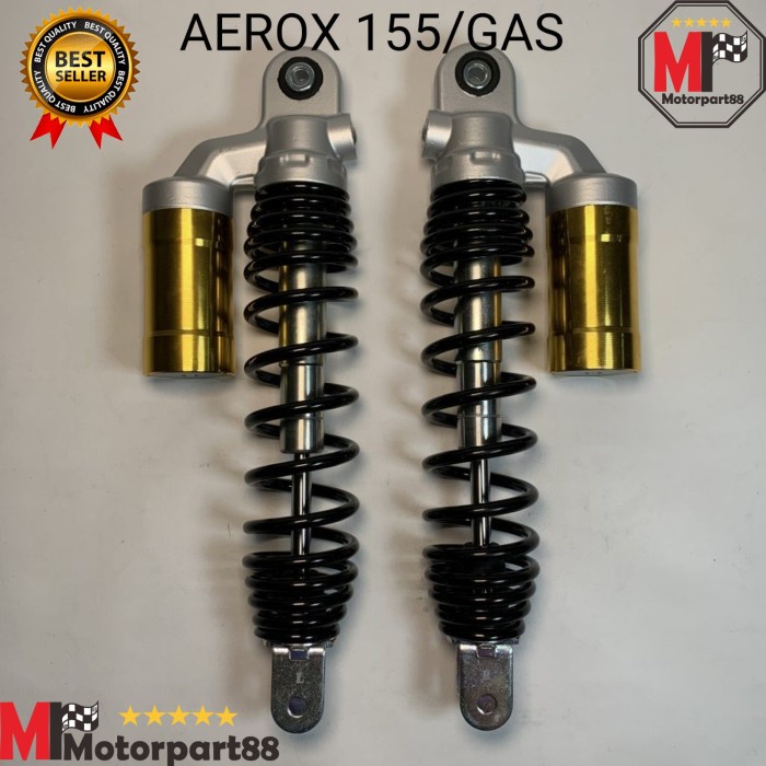 SHOCK SHOKBREAKER BELAKANG AEROX 155 GAS PER HITAM KNZ