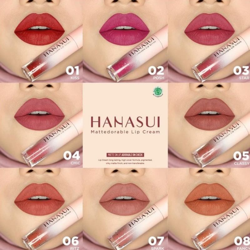Hanasui Lipcream Boba Edition / Lipstik Hanasui