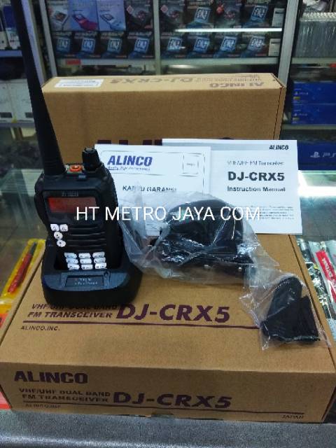 HT WALKIE TALKIE ALINCO DJ CRX5 ORIGINAL