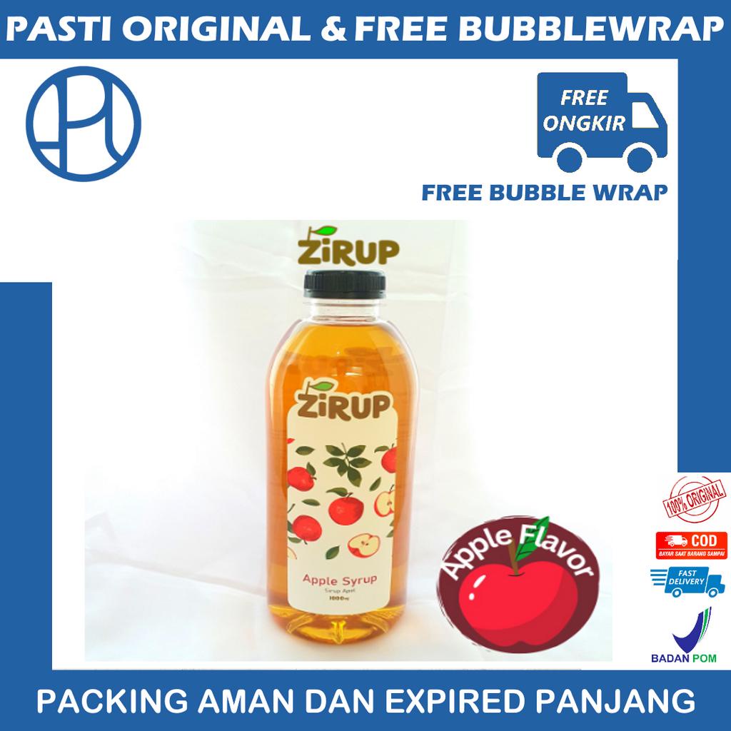 ZIRUP Minuman Sirup Rasa APEL APPLE FLAVOR 1L