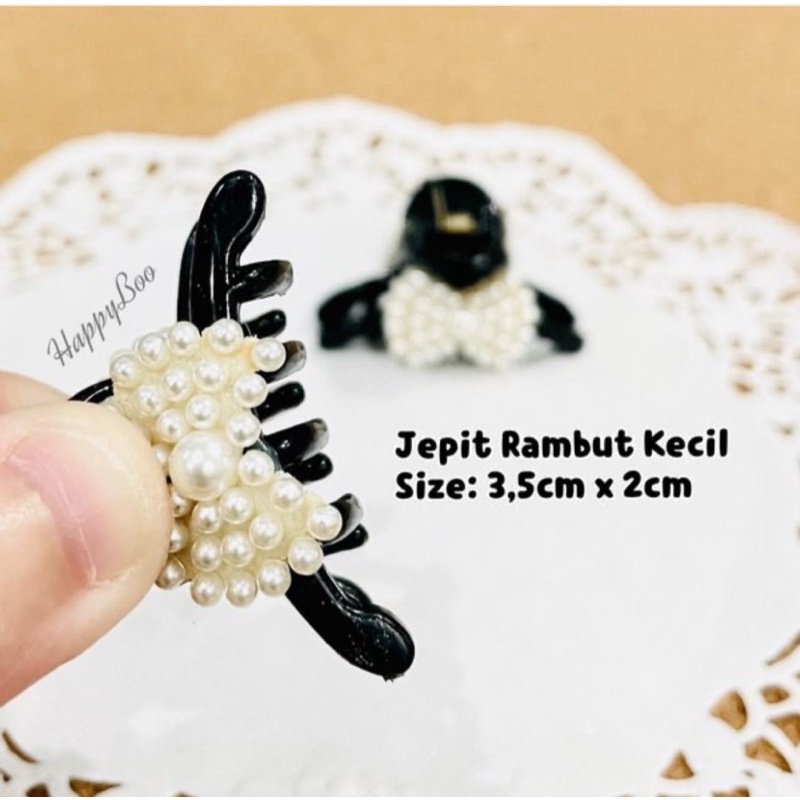 jepit rambut medium permata mutiara mipi jepit rambut kecil poni jepit  kutu