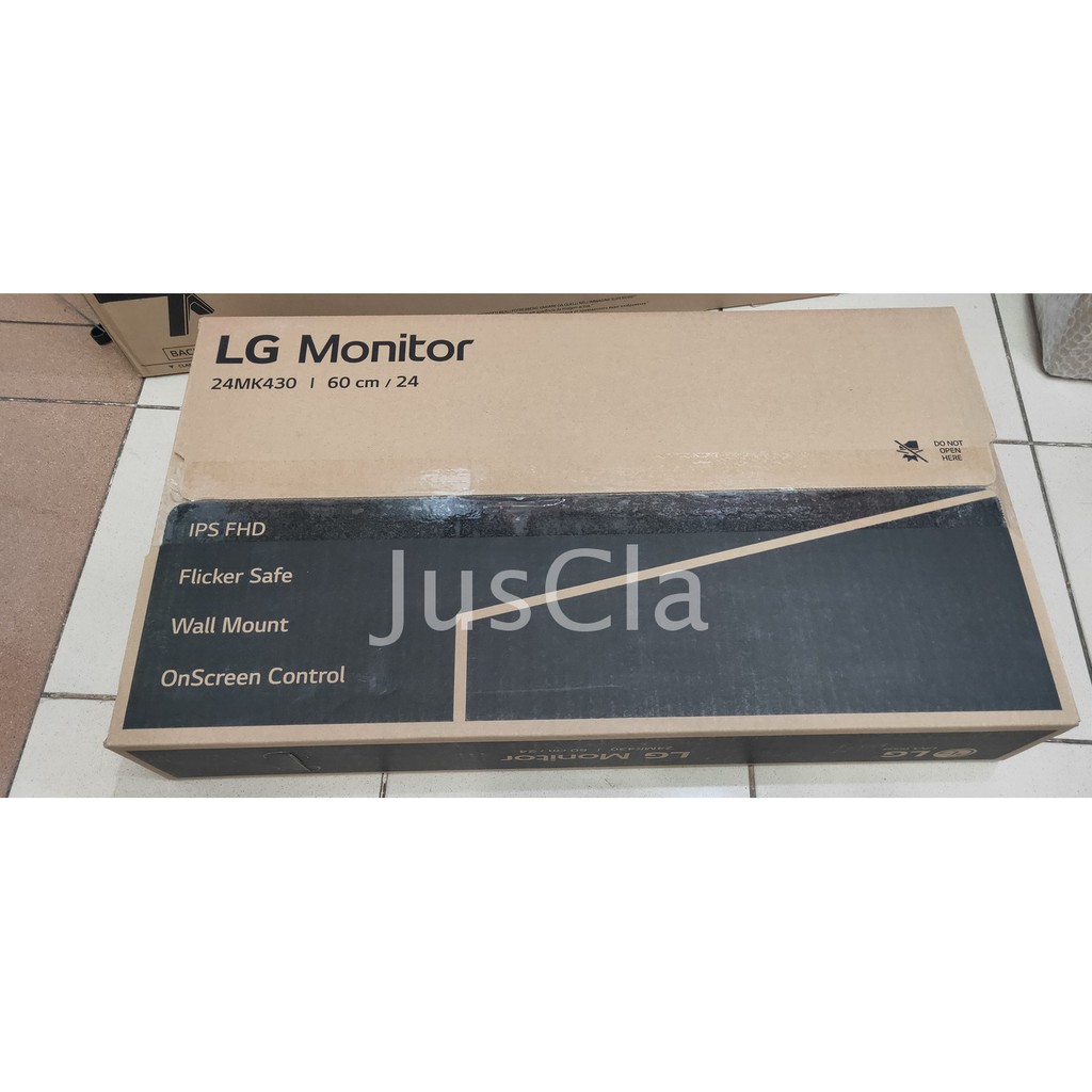 LED Monitor LG 23,8&quot; 24MK430H layar IPS Full HD, 75Hz, AMD FreeSync