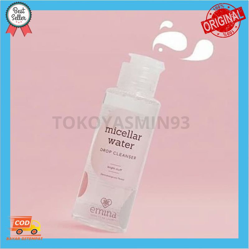 Emina Micellar Water Drop Cleanser – Bright Stuff 100 ml Murah