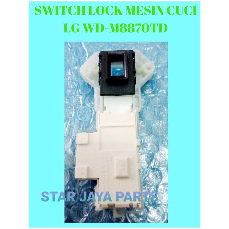 DOOR LOCK - SWITCH LOCK - KUNCI PINTU OTOMATIS  MESIN CUCI FRONT LOADING LG TIPE MODEL WD-M8870TD