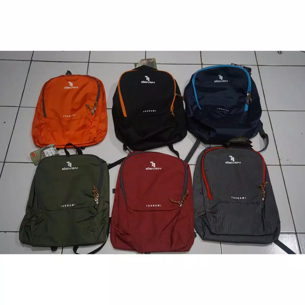 Tas Ransel Eleven Tsunami Original Backpack Simple