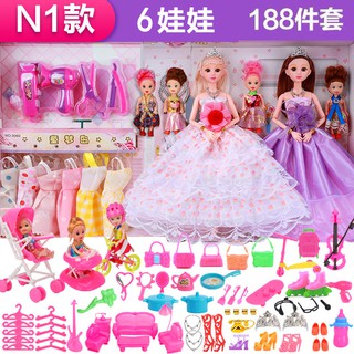 super barbie set