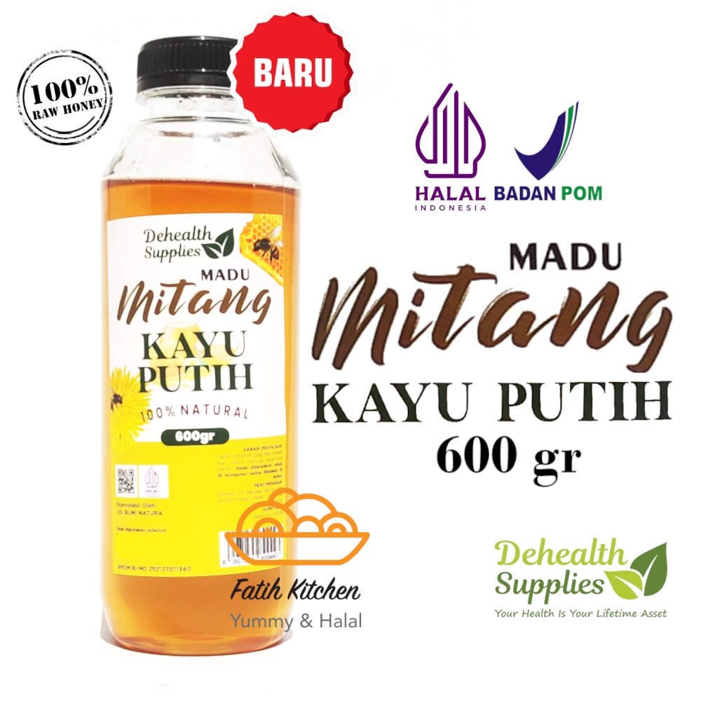 

Mitang Kayu Putih 600 gr dari Dehealth Supplies - Raw Honey Madu Mentah Asli Murni