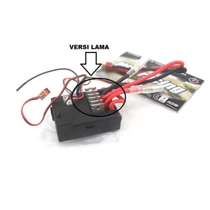 ESC WL 12428B receiver WLtoys rc car WL 12428B 12428-0056 - Merah