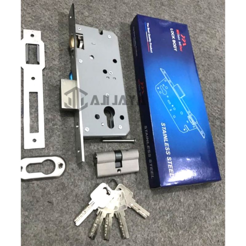 MULLER kunci pintu kupu tarung pelor handle tarikan gagang pintu rumah stainless