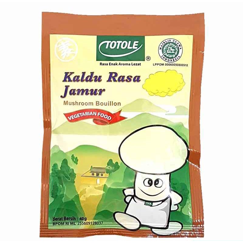 

TOTOLE KALDU JAMUR 40gr - KALDU VEGETARIAN / VEGAN - MOKUCING - MUSHROOM BOUILLON