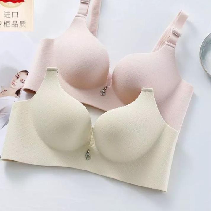 Bh Wanita Jumbo Bra Push Up Cup D Bra SEAMLESS  Size 36-46 #2065