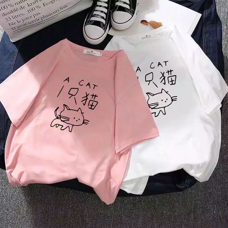 T-SHIRT OVERSIZE CAT