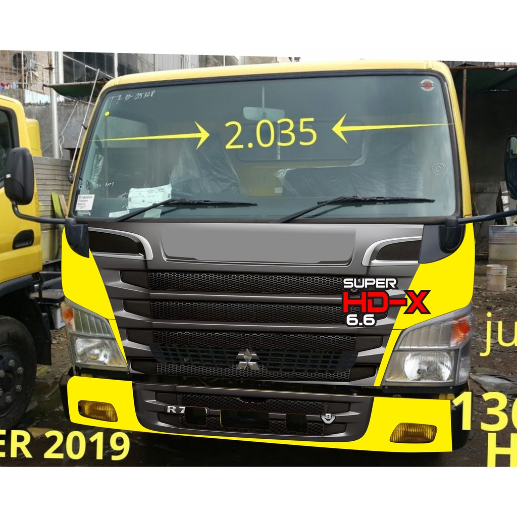 stiker scania truck canter HDX atau HDL