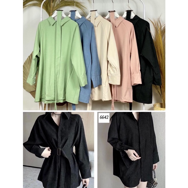 BANGKOK SUEDE SHIRT - KEMEJA SUEDE BANGKOK
