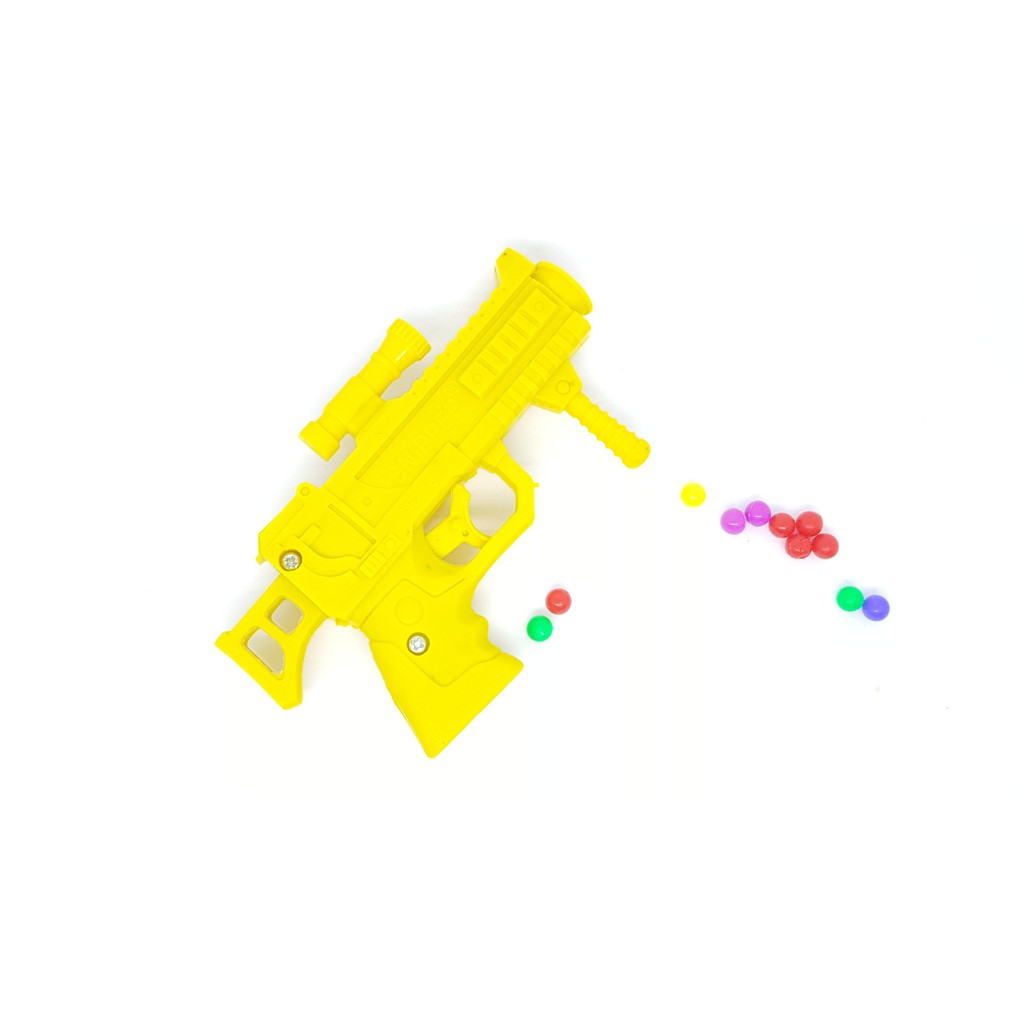 mainan anak edukasi tembak peluru bulat sniper gun fire pistol murah