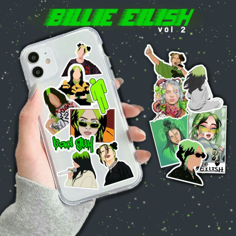 

[lapakkreasi] 50PCS+ Sticker bilie eilish - BILLIE EILISH - stiker aesthetic tumblr