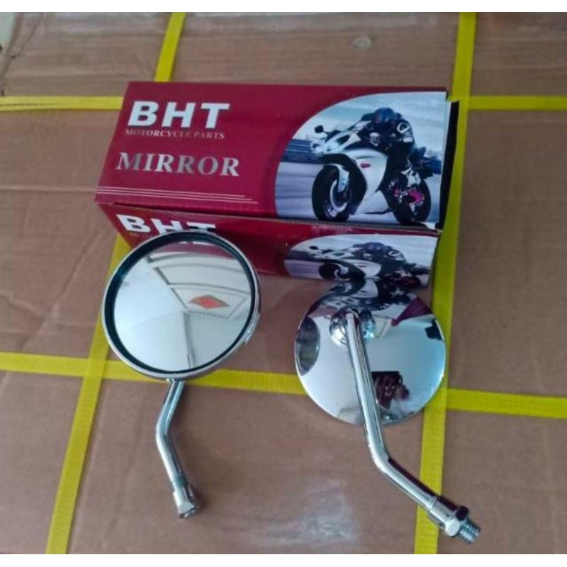 spion bulat cembung mini Vespa  fazzio Scoopy Fino chrome