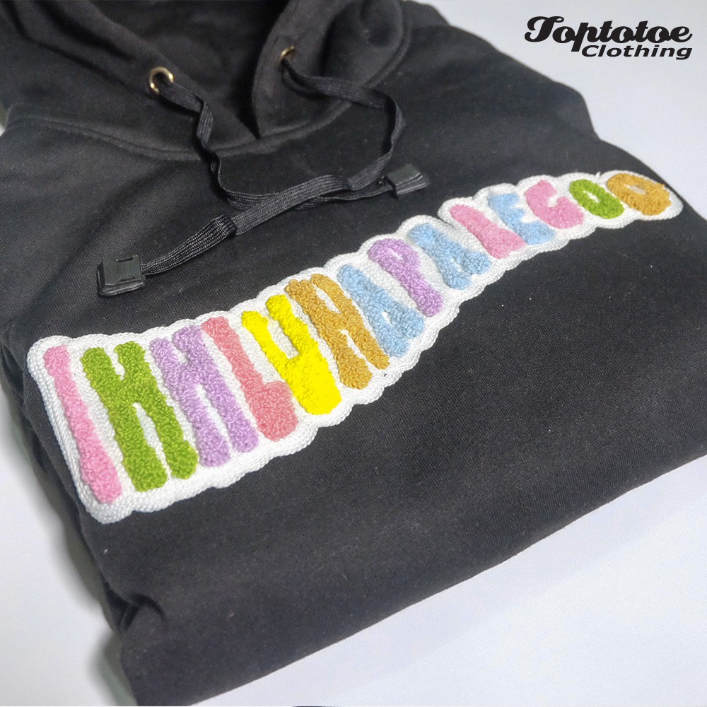 SWEATER HOODIE IHHLUNAPAAEGOO Patch Chenille Embroidery