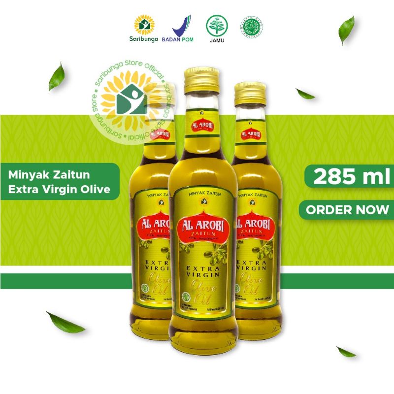 

Al Arobi Minyak Zaitun 285ml Extra Virgin Olive Oil Dijamin Original