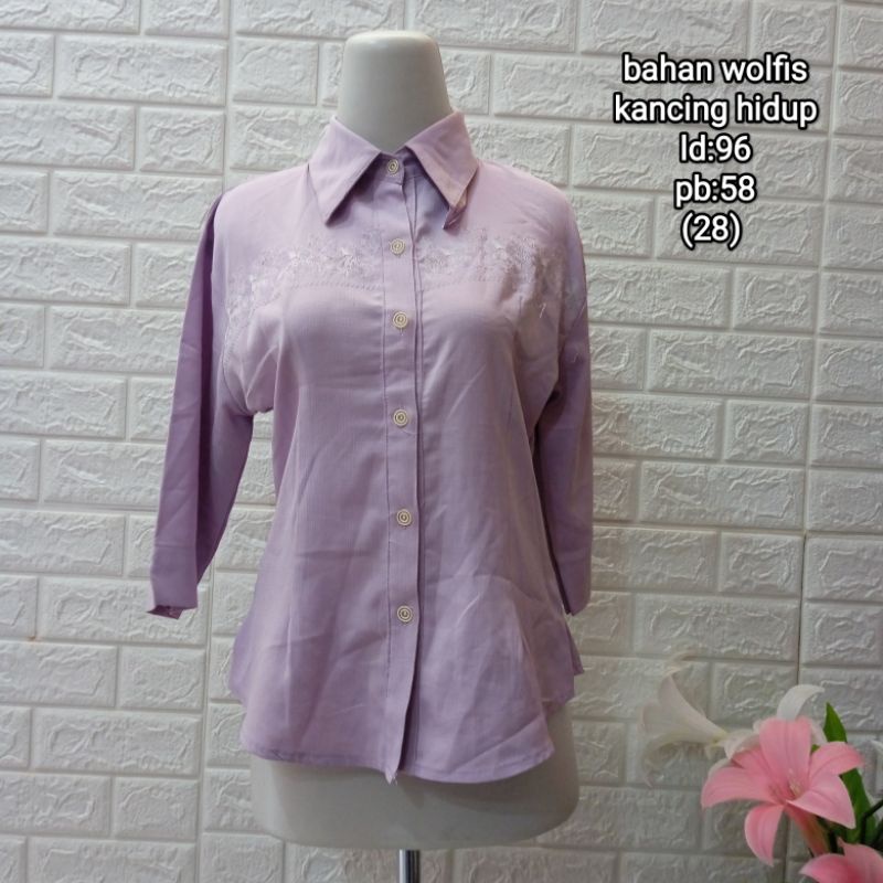 PRELOVED THRIFT KEMEJA WANITA // KEMEJA WANITA // PRELOVED KEMEJA // THRIIFT KEMEJA // THRIFT KEMEJA BEKAS-5