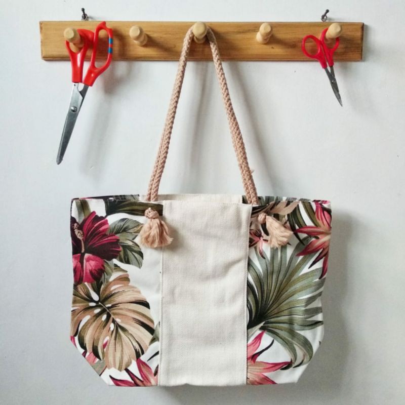 Totebag Kanvas Sumbu/Tas Kanvas Sumbu Modifikasi