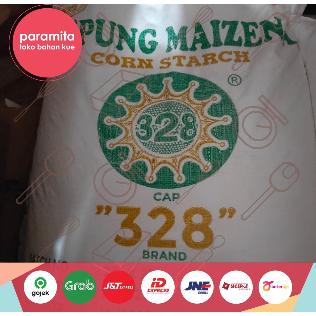 Cap 328 Tepung Maizena Curah Repack 500 gr