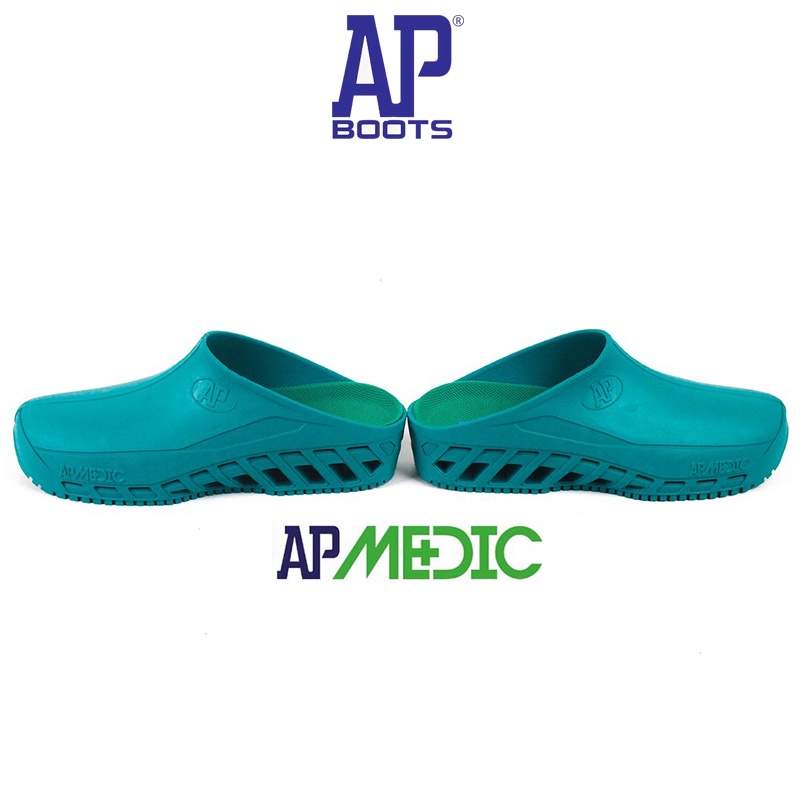 AP BOOT AP MEDIC Sepatu Sandal Medis Karet PVC APD Nakes Klinik Sandal Boot Medis Karet