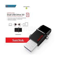 FLASHDISK SANDISK 16GB ULTRA OTG DUAL USB DRIVE SANDISK OTG