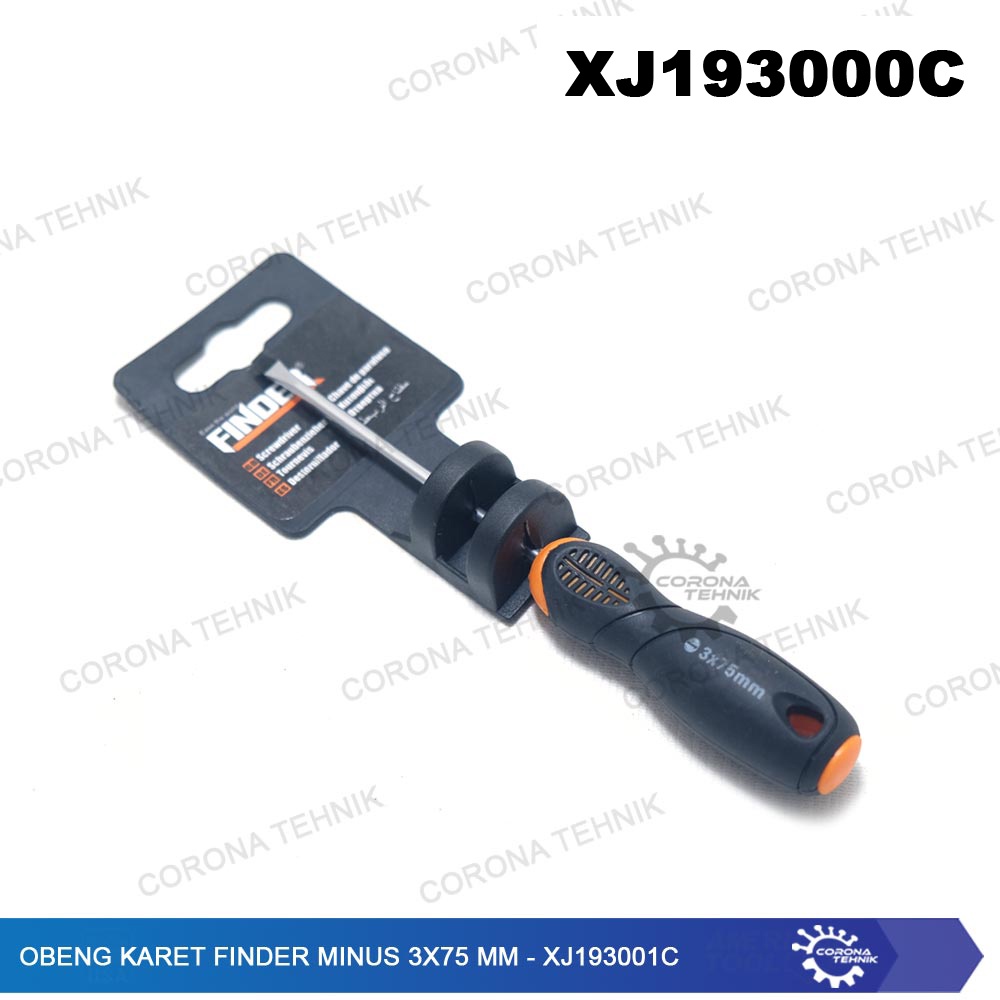 XJ193000C - Obeng Karet Finder Minus 3x75 mm