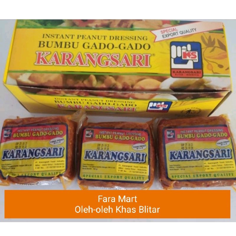 

Bumbu Gado-Gado "Karangsari" khas Blitar 180gr