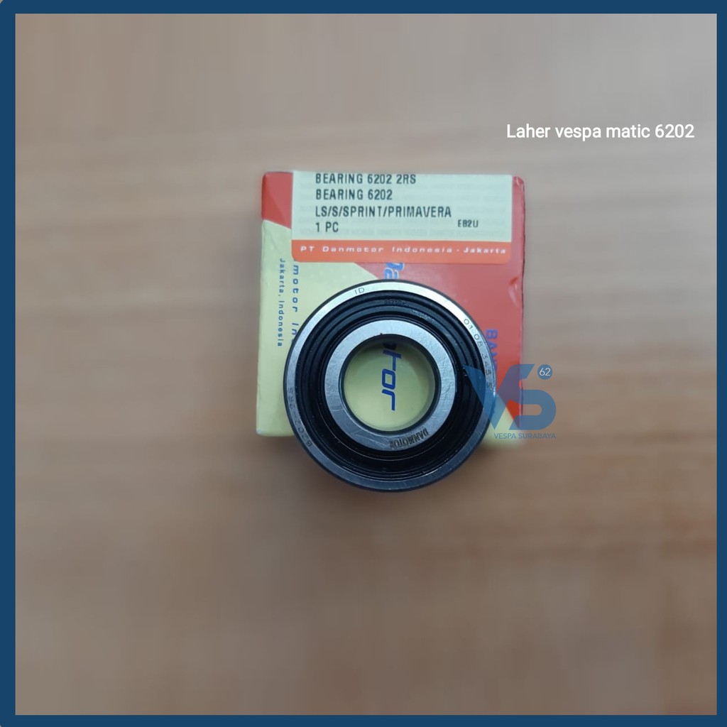 Bearing 6202 RS Laher 6202 sprint primavera Vespa Danmotor