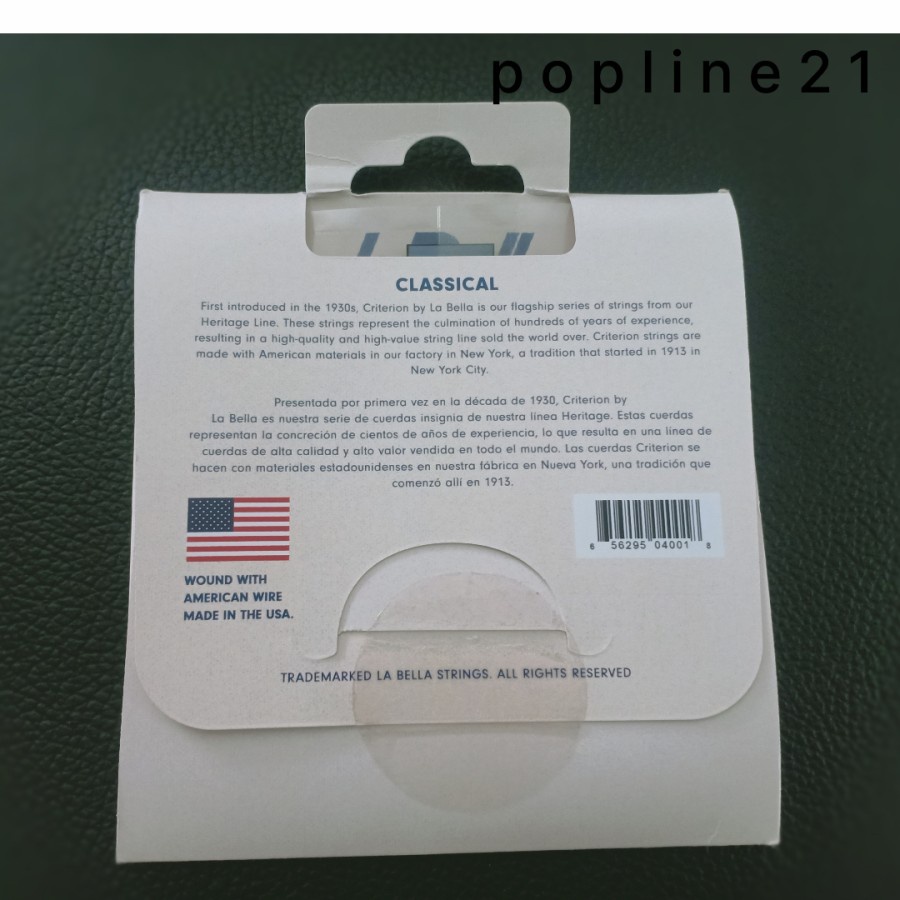 Senar gitar Klasik CRITERION by LaBella / Classical Guitar String