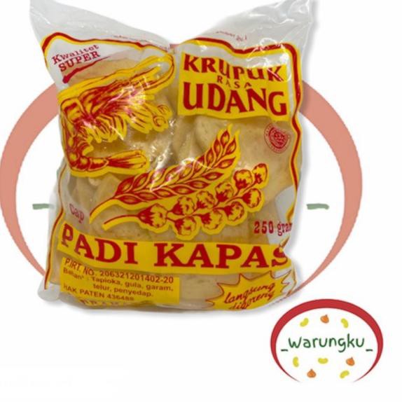 

5.5 Fasion sale Kerupuk Udang Padi Kapas 250gr ASLI INDRAMAYU padikapas