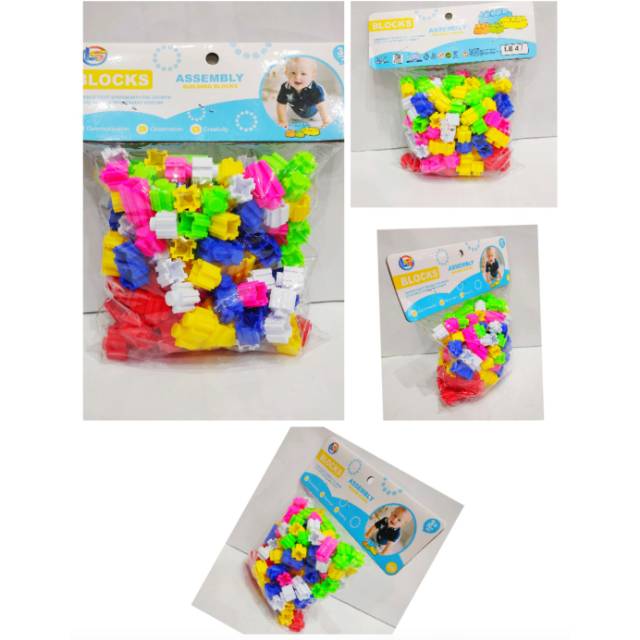 Mainan anak assembly blocks/mainan puzzle edukasi anak LB4 am1905