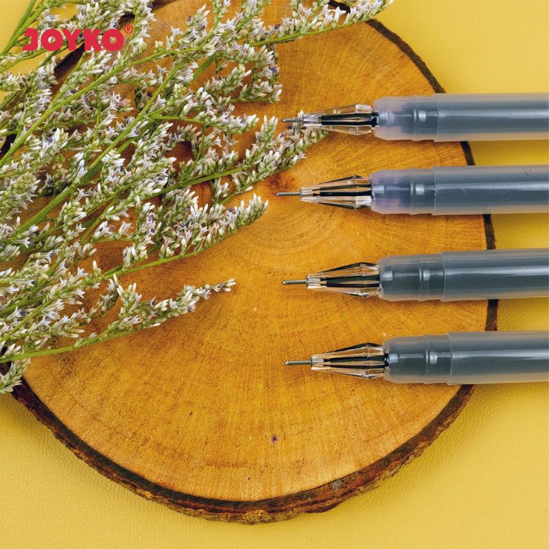

Gel Pen Pulpen Bolpoin Pena Joyko GP-212 iDiamond 0.5mm Hitam
