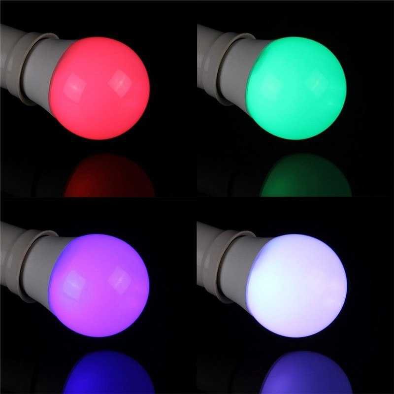 TaffLED Lampu Bohlam RGB dengan Remote Control E27 3W - B2