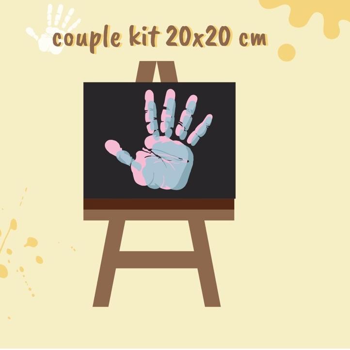 

(LANGSUNG ATC..) Handprint Kit by Hase.fsy. [Couple Kit 20x20cm]