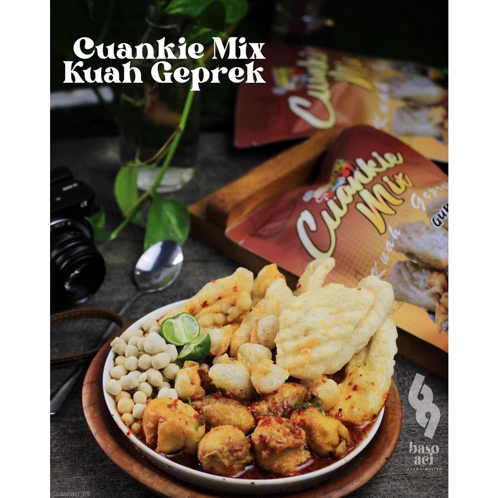 

Cuankie instant / cuankie instan /cuankie mix kuah geprek 69
