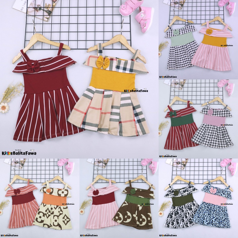 Dress Alinka uk Bayi 3-12 Bulan / Dres Sabrina Baby 6-12 Bulan Dres Pesta Baby Perempuan Gaun Babycinnamon