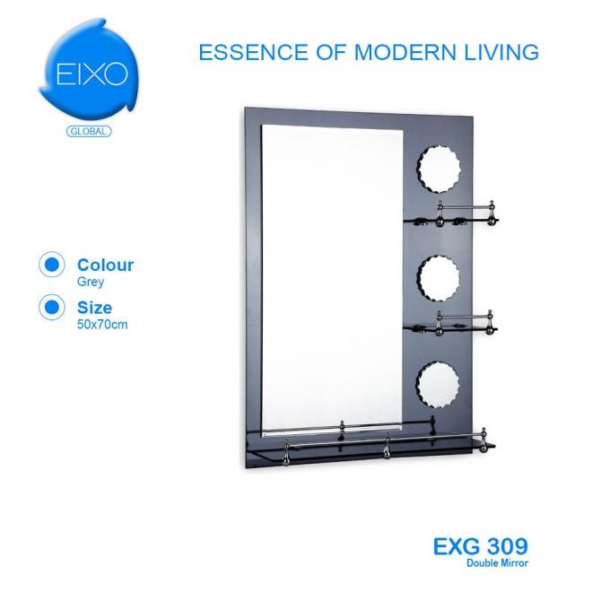 EIXO Global Mirror Kaca Cermin 50 x 70 cm Wastafel Dinding Kamar Mandi ---Terbaru---