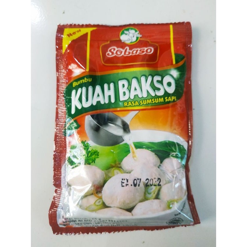 

Kuah Bakso rasa sumsum sapi sobaso