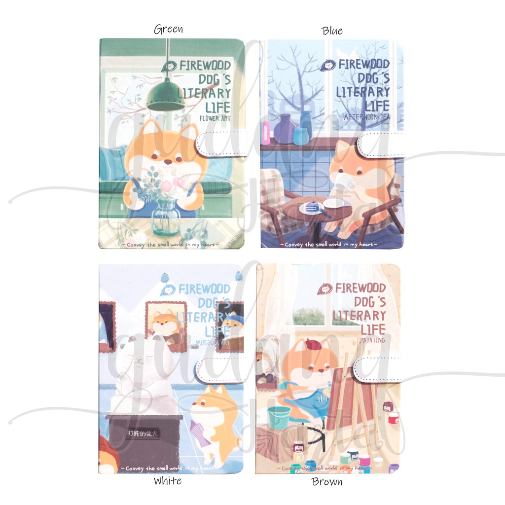 Notebook Cute Shiba Inu Dog Lucu Unik Hadiah Kado Buku Catatan Agenda Diary GH 308033